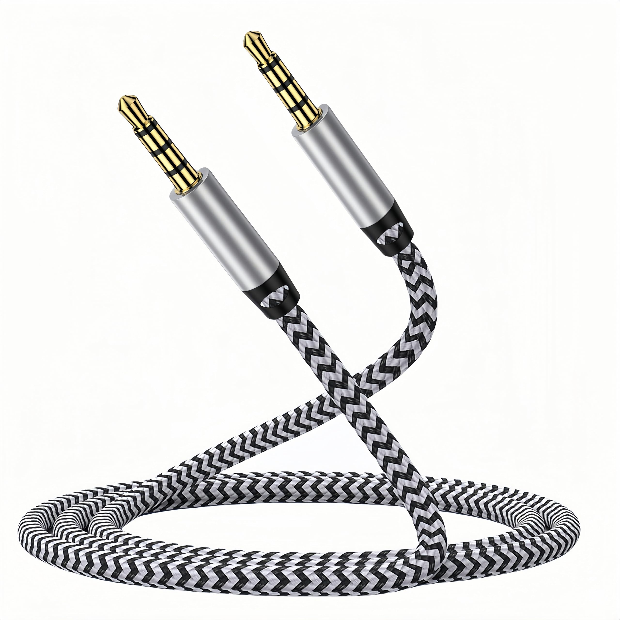 Amazon | 3.5mm オーディオケーブル AUXケーブル イヤホンジャック 