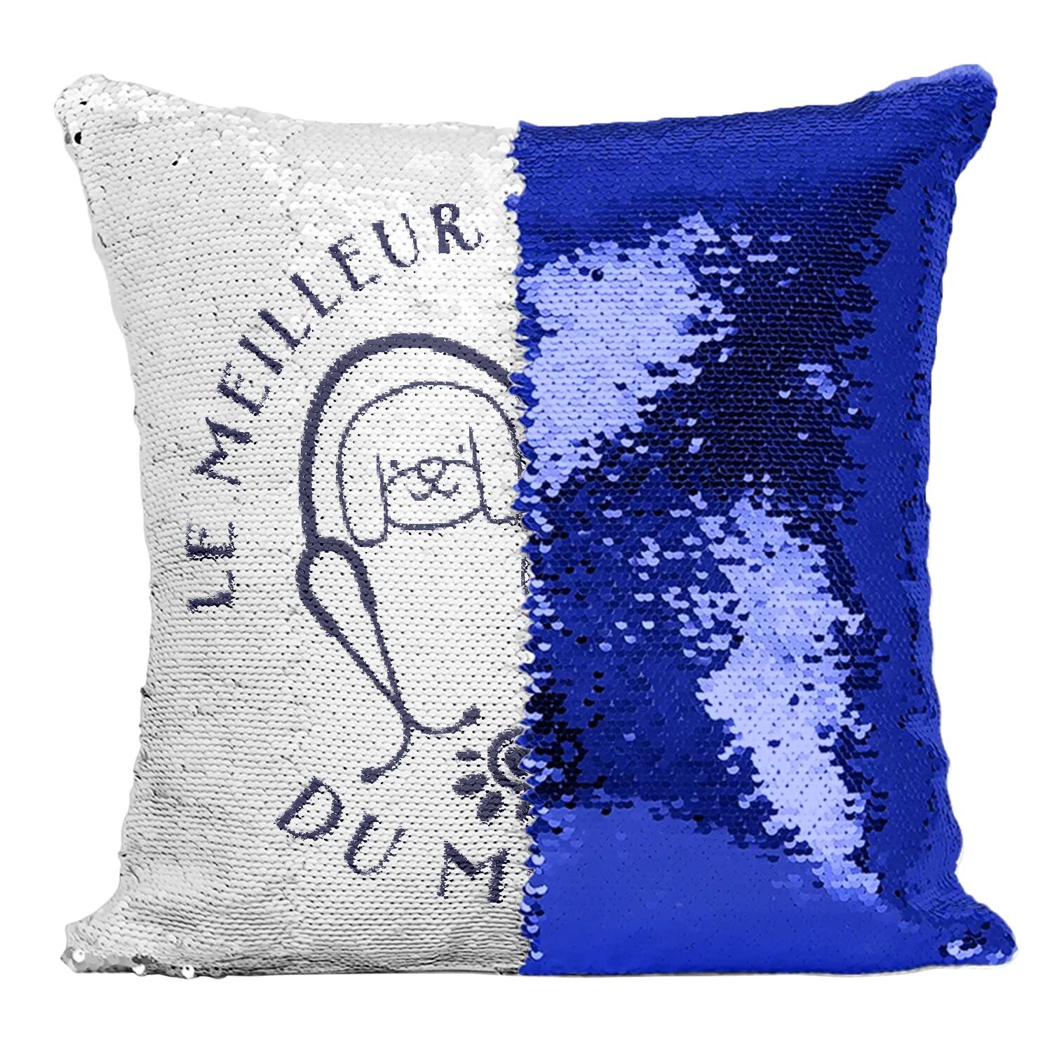 Coussin Sequin Meilleur Vétérinaire du Monde : idée cadeau docteur veto