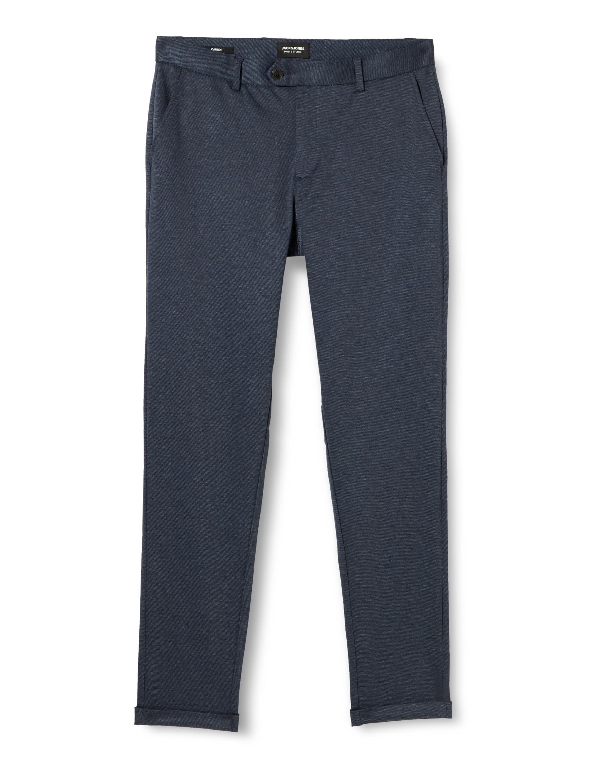 JACK & JONES Men's Jpstace Jjnova Chino Trousers, Blazer Navy, 34 W/36 L