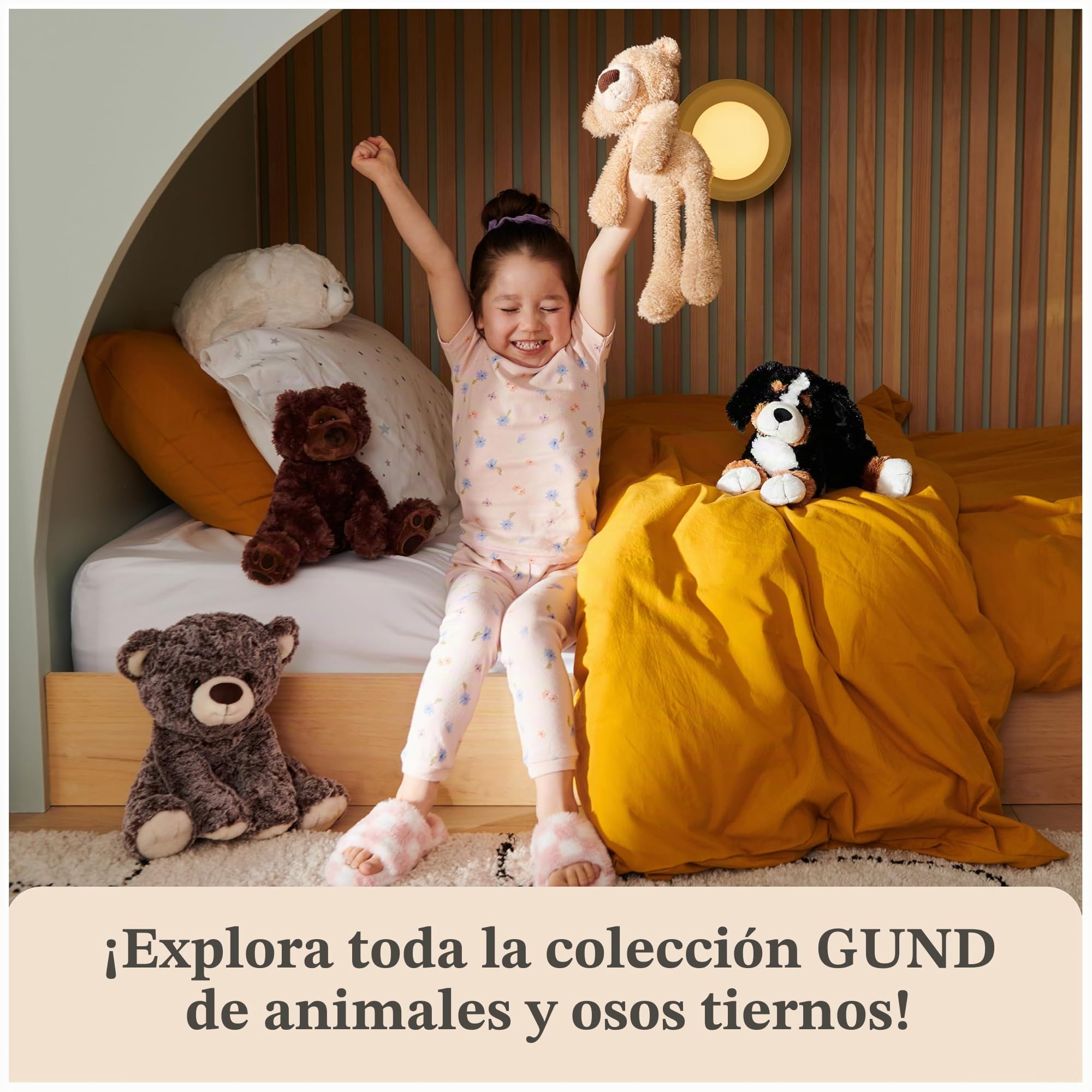 GUND Randle Bernese Mountain Dog, Animal de Peluche prémium para Edades de 1 año en adelante, Negro/marrón, 13 Pulgadas