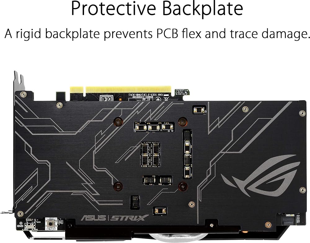 ASUS ROG Strix GeForce GTX 1660 Super Advanced 6GB Edition GDDR6 HDMI 2.0 DP 1.4 Gaming Graphics Card thumbnail 4