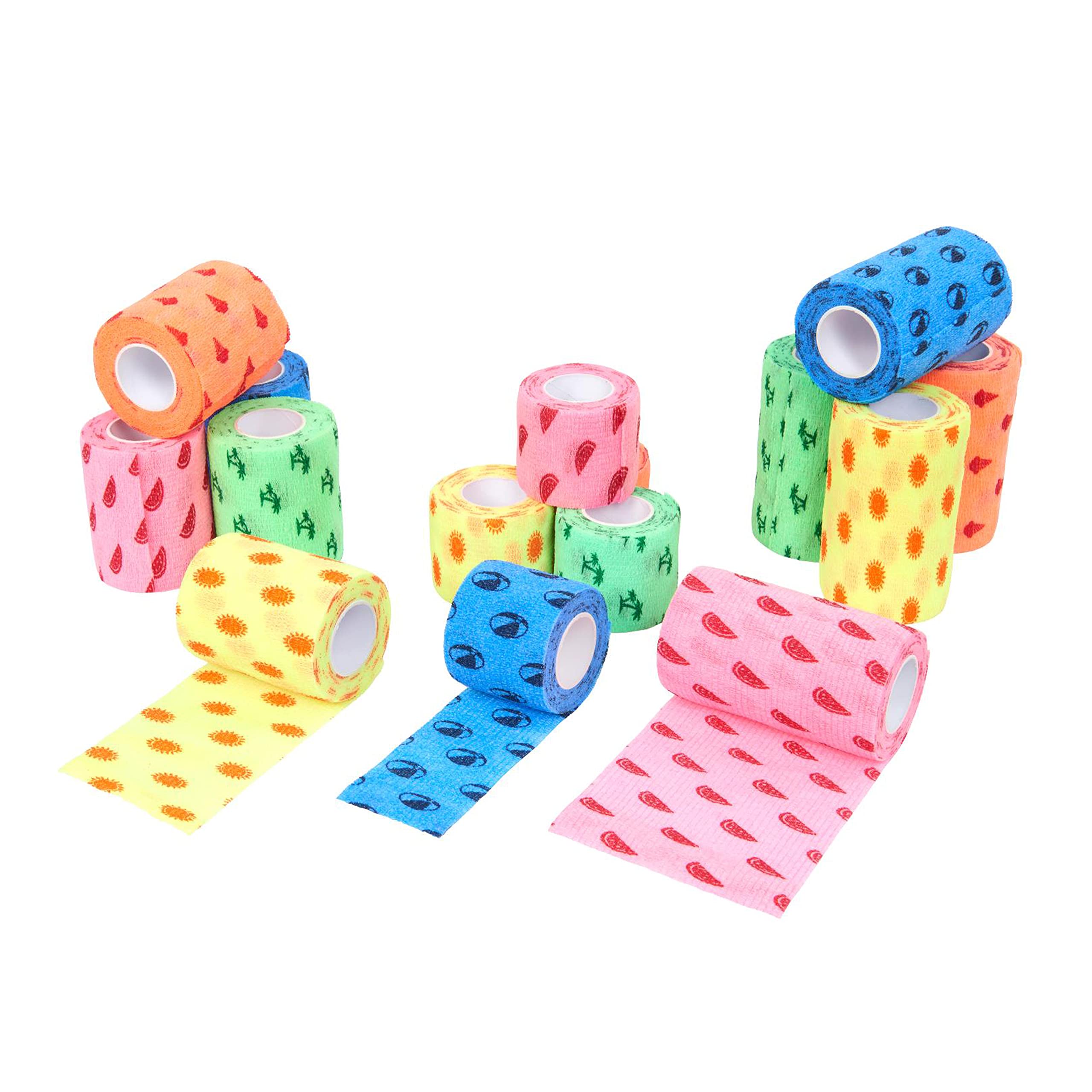 VENDA COHESIVA FUN-FLEX SUMMER SURTIDO 10CM 10UDS KRUUSE