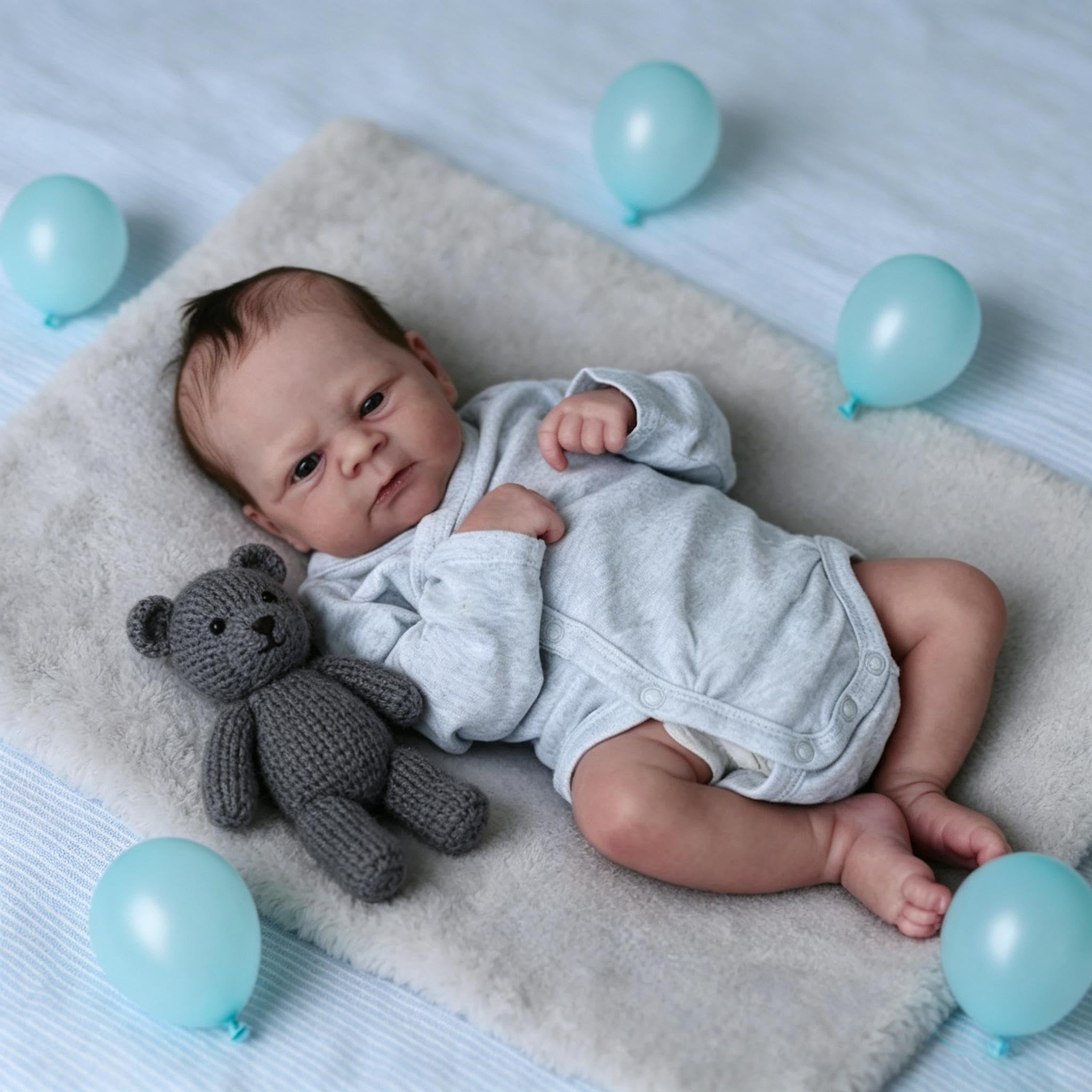 43 cm prawdziwe życie Reborn Baby Dolls silikonowe całe ciało realistyczne lalki niemowlęce anatomicznie poprawne chłopiec realistyczne noworodki niemowlęta lalka miękki winyl silikonowy lalka