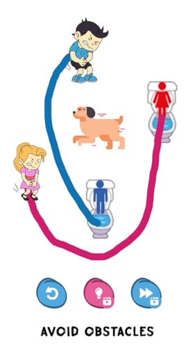 Toilet Rush Race - Draw Puzzle