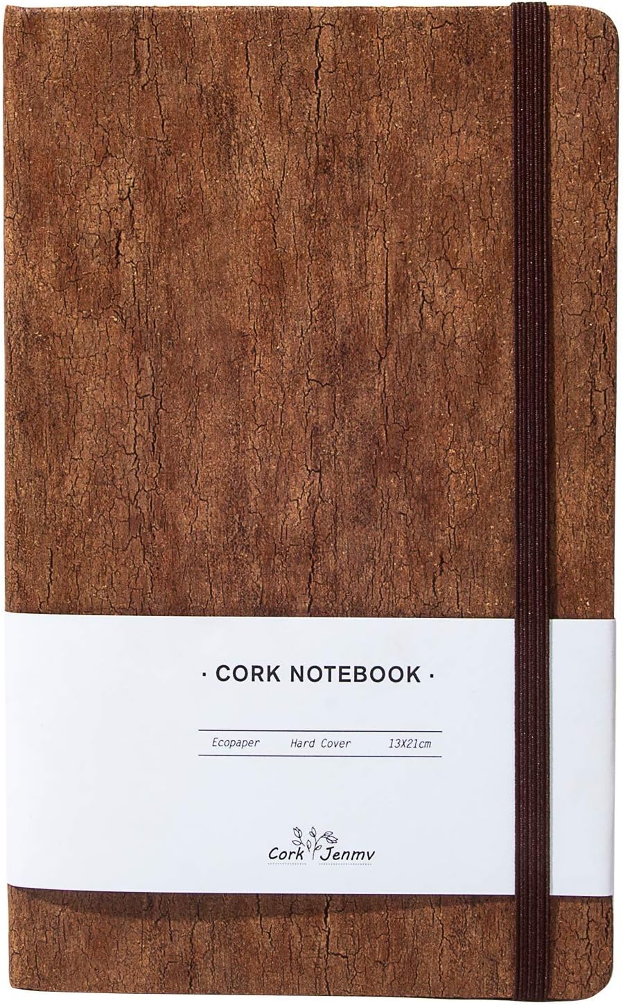 Notebook A5 Grid, MESEVEN Hardcover Journal Notebook A5 Bound Notebook for Office, Students,Diary, Memo, Logbook(Brown)
