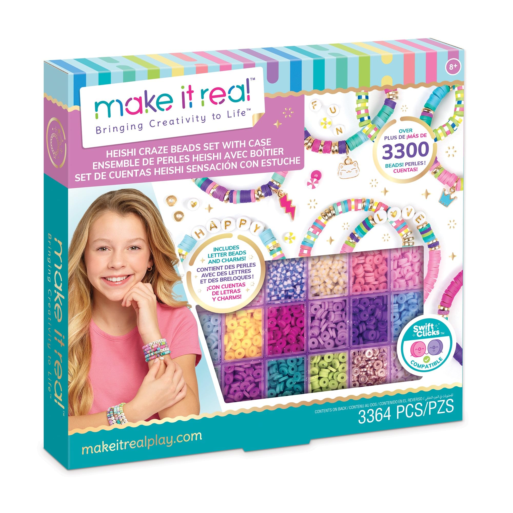 Make It Real Heishi Craze Beads Set with Case