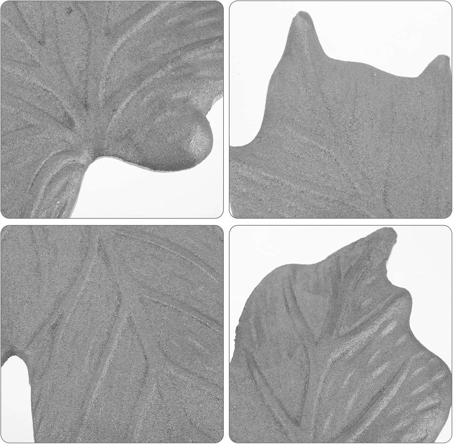 Hemoton Landscaping Edging Border Maple Leaf Stepping Iron Garden Paver Decorative Stone