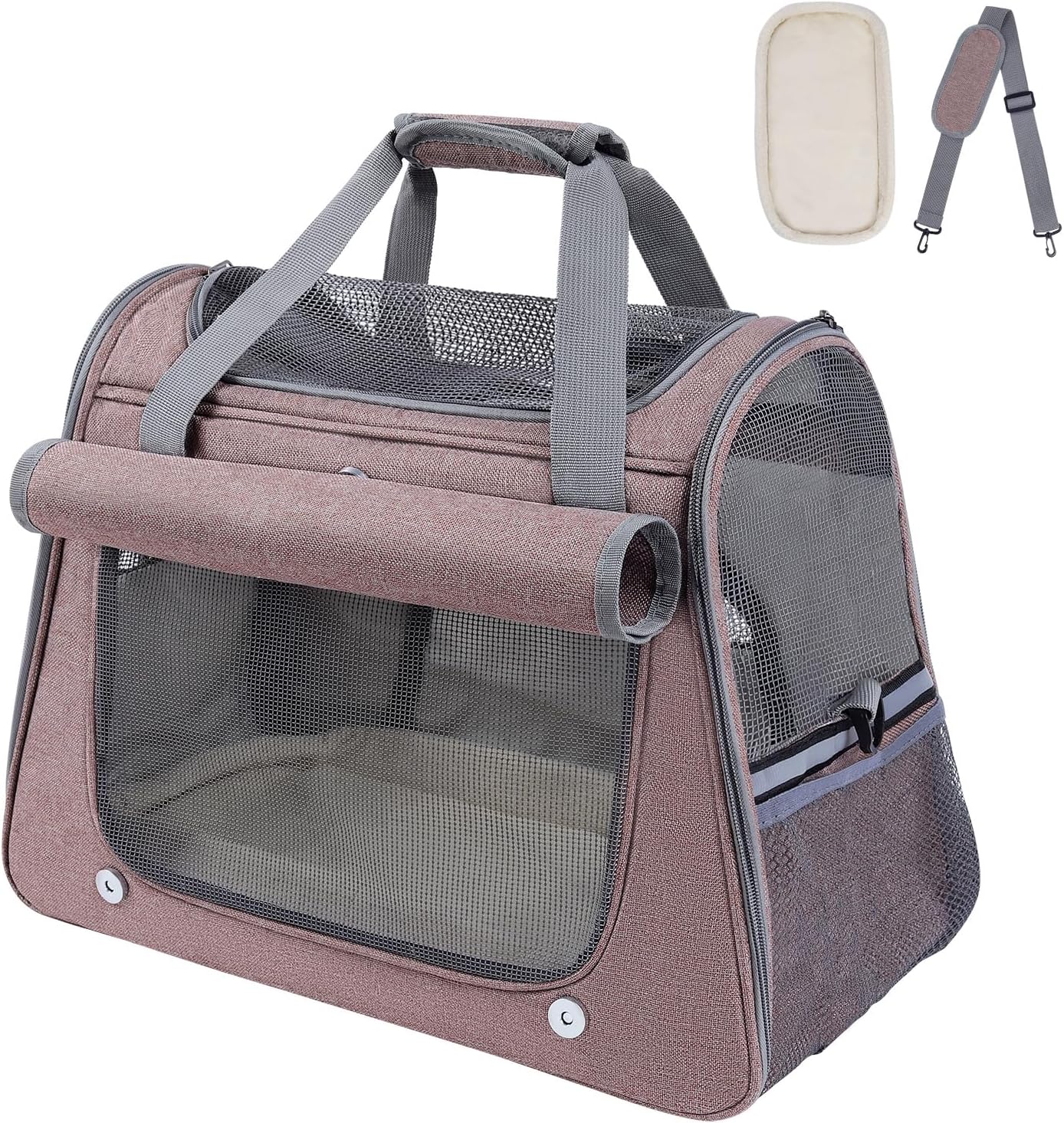 Airline-Approved Soft Pet Carrier for Cats & Small Dogs – Red, Under 15 lbs Airline-Approved Soft Pet Carrier for Cats & Small Dogs – Red, Under 15 lbs