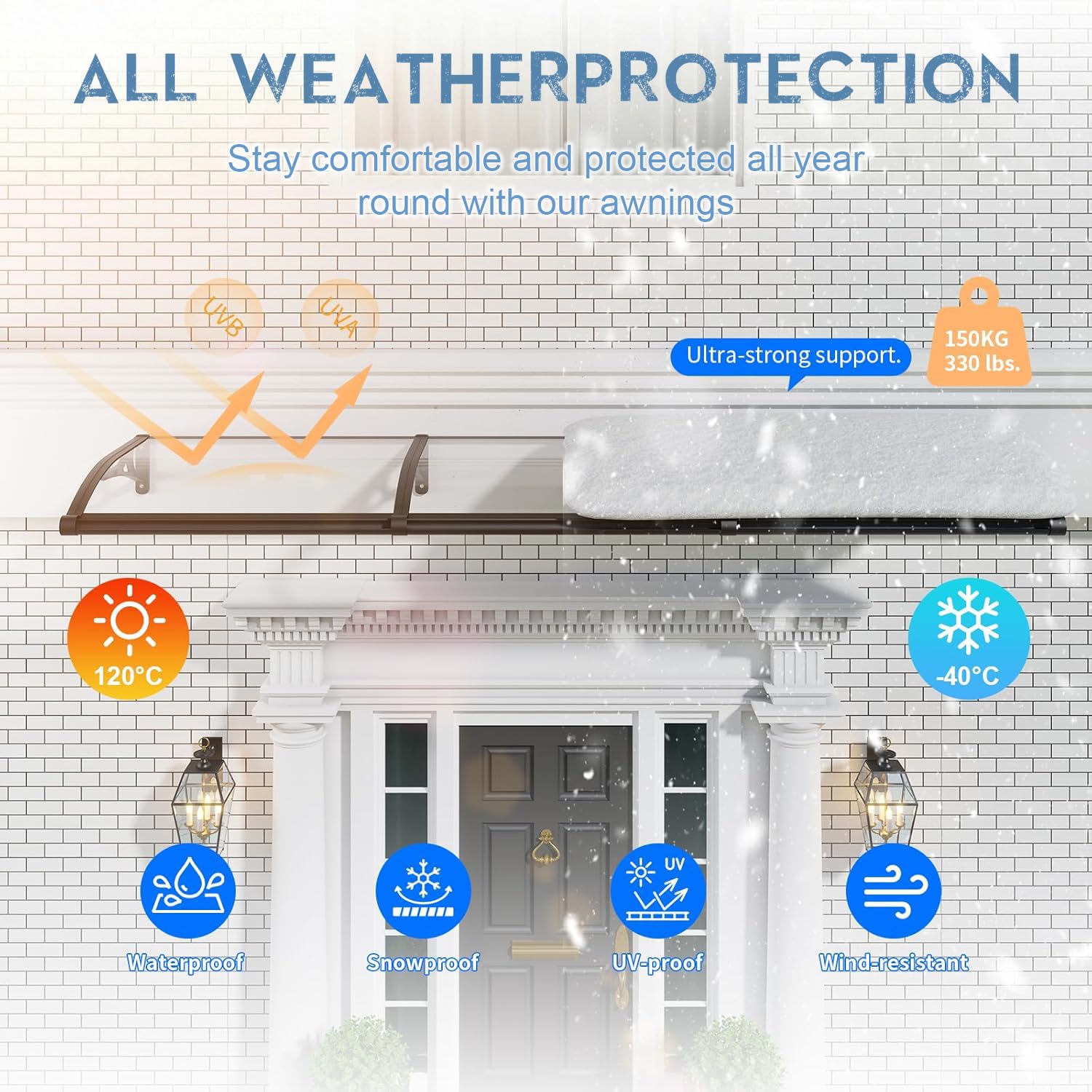 Odpływ na zewnątrz patio zlew dzik z aluminiowym wspornikiem WeatherResint Flo do grudniowych ganek i wejść Łatwe wkładanie i