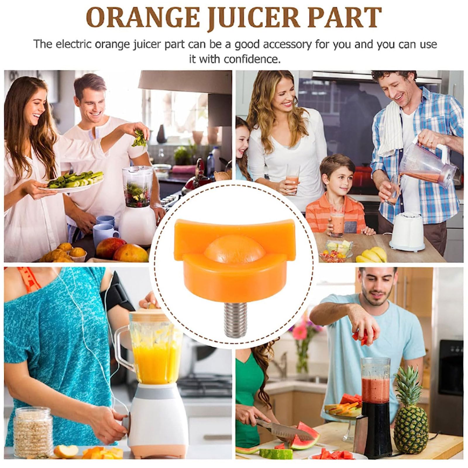 Yuly Juicing Appliance Attachment Compression Screw Bolt Tighten Up For Fruit For XC-2000E Electric Orange Juicer Replacement Parts For XC-2000E Juicer Spare Parts Orange Machine Parts