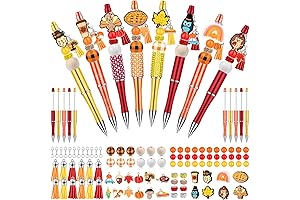 18 Pieces DIY Halloween Silicone Focal Beads Kit