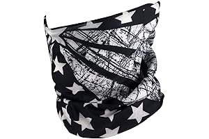 American Flag Face Mask - Made in USA - Sun Protection Neck Gaiter