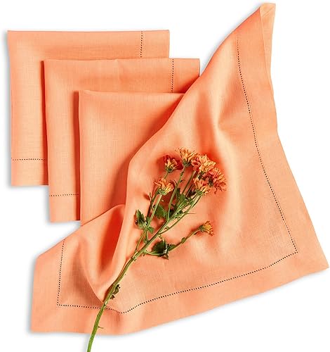 Miniatura 62 de Solino Home - Camino de mesa de lino con punto vainica, manteles individuales y servilletas 01: Blanco,02: Marfil,03: Natural claro,04: Natural,05: