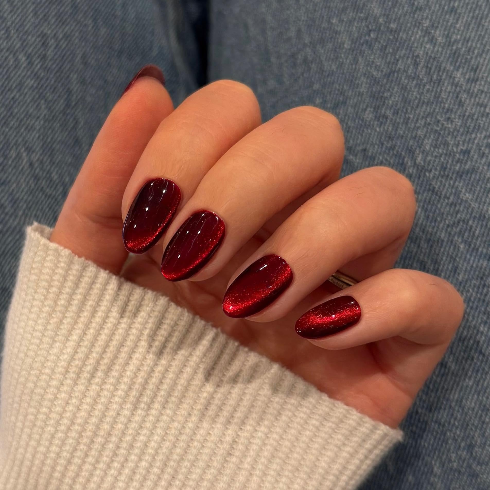 Amazon.com: Burgundy Nails Press on, Wine Red Short Oval Round Cat Eye Press on Nails, SXVME Glitter Glue on Nails Short Almond Fake Nails, Thick Acrylic False Nails, Glossy Shiny Stick on Amazon.com: Burgundy Nails Press on, Wine Red Short Oval Round Cat Eye Press on Nails, SXVME Glitter Glue on Nails Short Almond Fake Nails, Thick Acrylic False Nails, Glossy Shiny Stick on