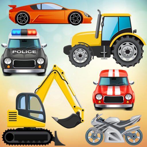 Vehículos y coches para bebés y niños: jugar con camiones, tractores y carros de juguete!