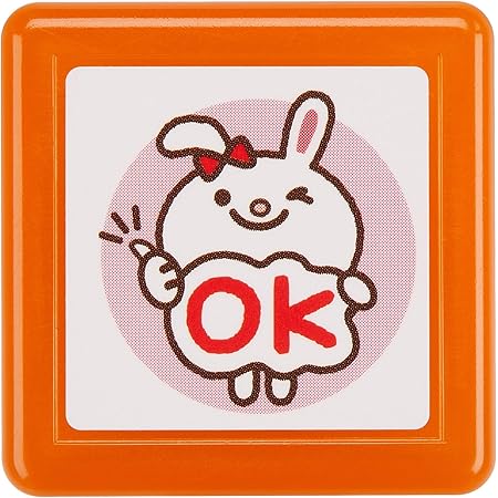 Amazon こどものかお ティーチャー浸透印g Ok 0616 080 スタンプ 文房具 オフィス用品