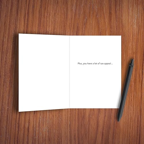 Miniatura 2 de The King of Puns Sax Appeal - Tarjeta de amor divertida  Tarjetas de felicitación para San ValentínDía de San Valentín, feliz aniversario,