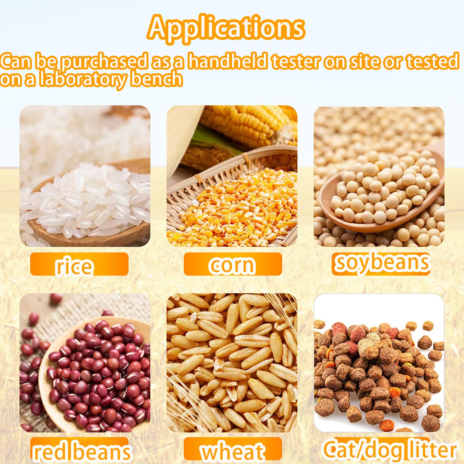 Medidor digital de dureza de grano, con pantalla LCD, 2 unidades/3 métodos de medición, ± 2% de precisión para investigación agrícola