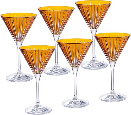 Vista 26 de Vasos para beber de color ámbar de Barski Agua - Ámbar