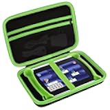 Peyyargo Storage Case Compatible with Leapfrog LeapPad Academy/LeapPad Ultimate/Epic Academy Edition Learning Tablet (Black + Green)