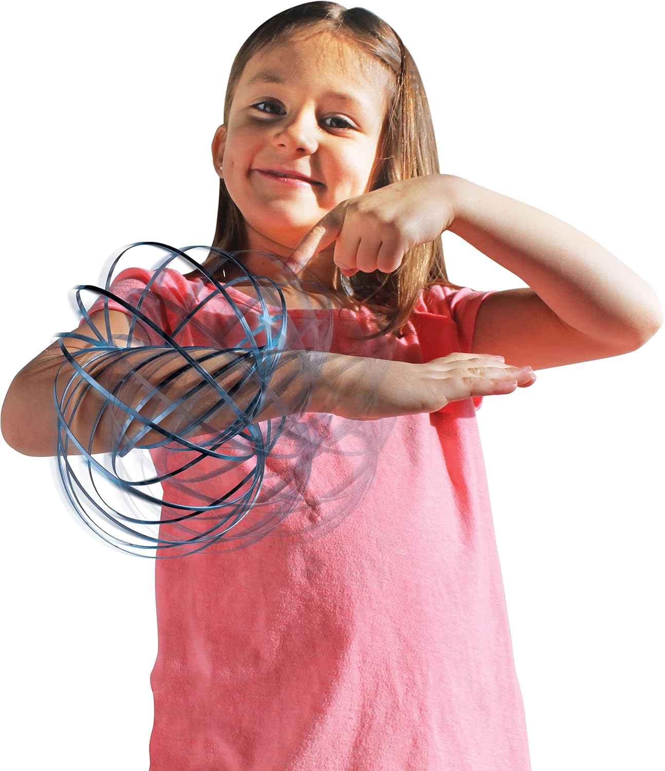 Geospace Original GeoFlux Mesmerizing 3-D Kinetic Sculpture & Interactive Spring Toy (4-Pack Solar Colors)