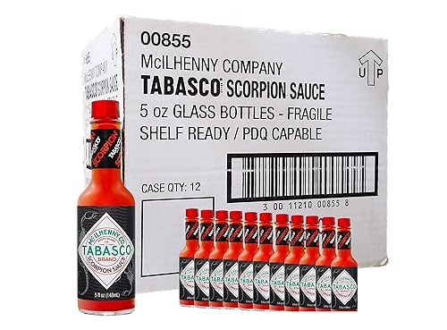 Tabasco Salsa picante Scorpion de 5 onzas (caja de 12)