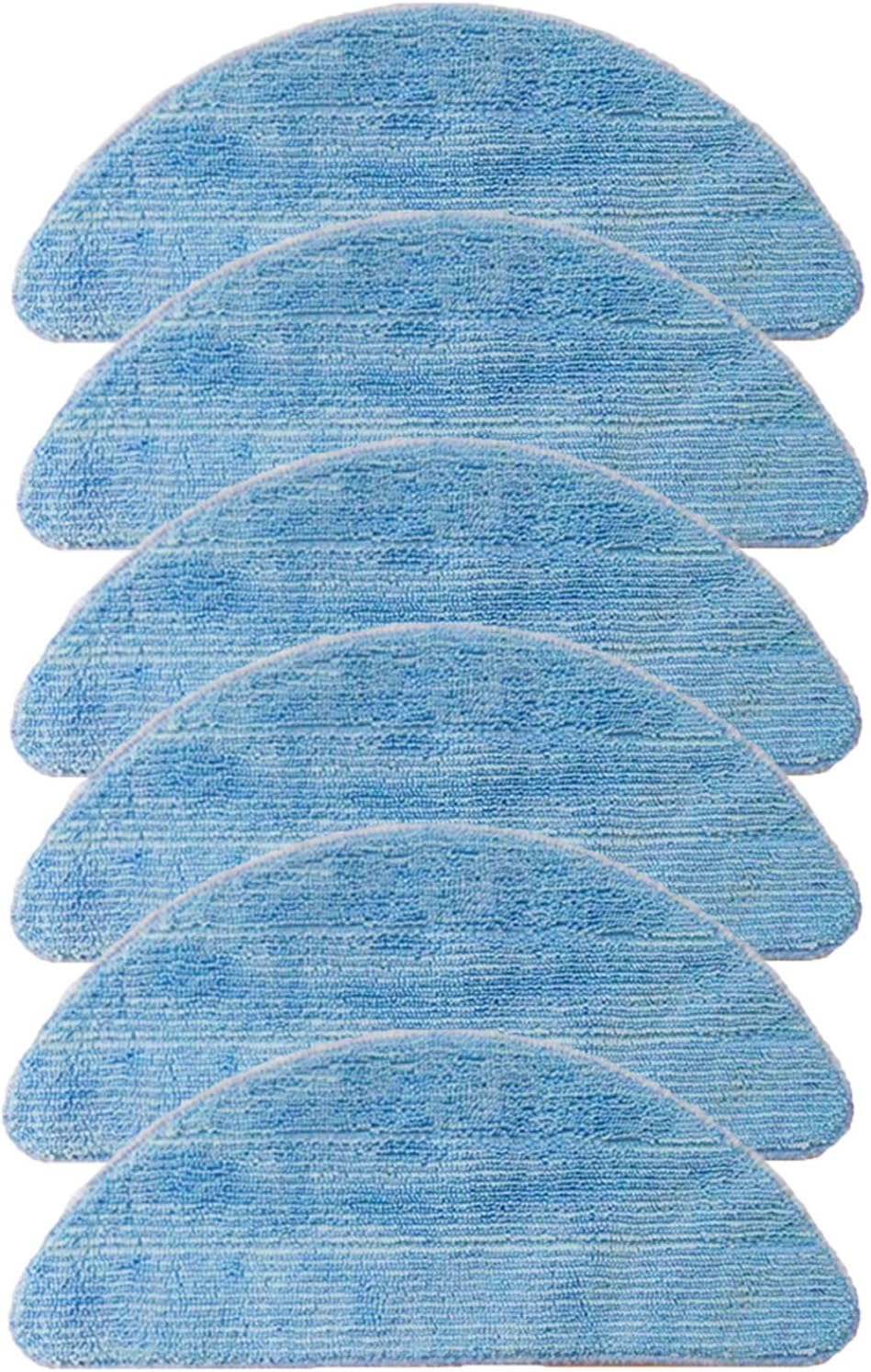 iAmoy Mop Cloth Compatible with Proscenic 830T 820S 820T 800T Robot Vacuum Cleaner,6pcs