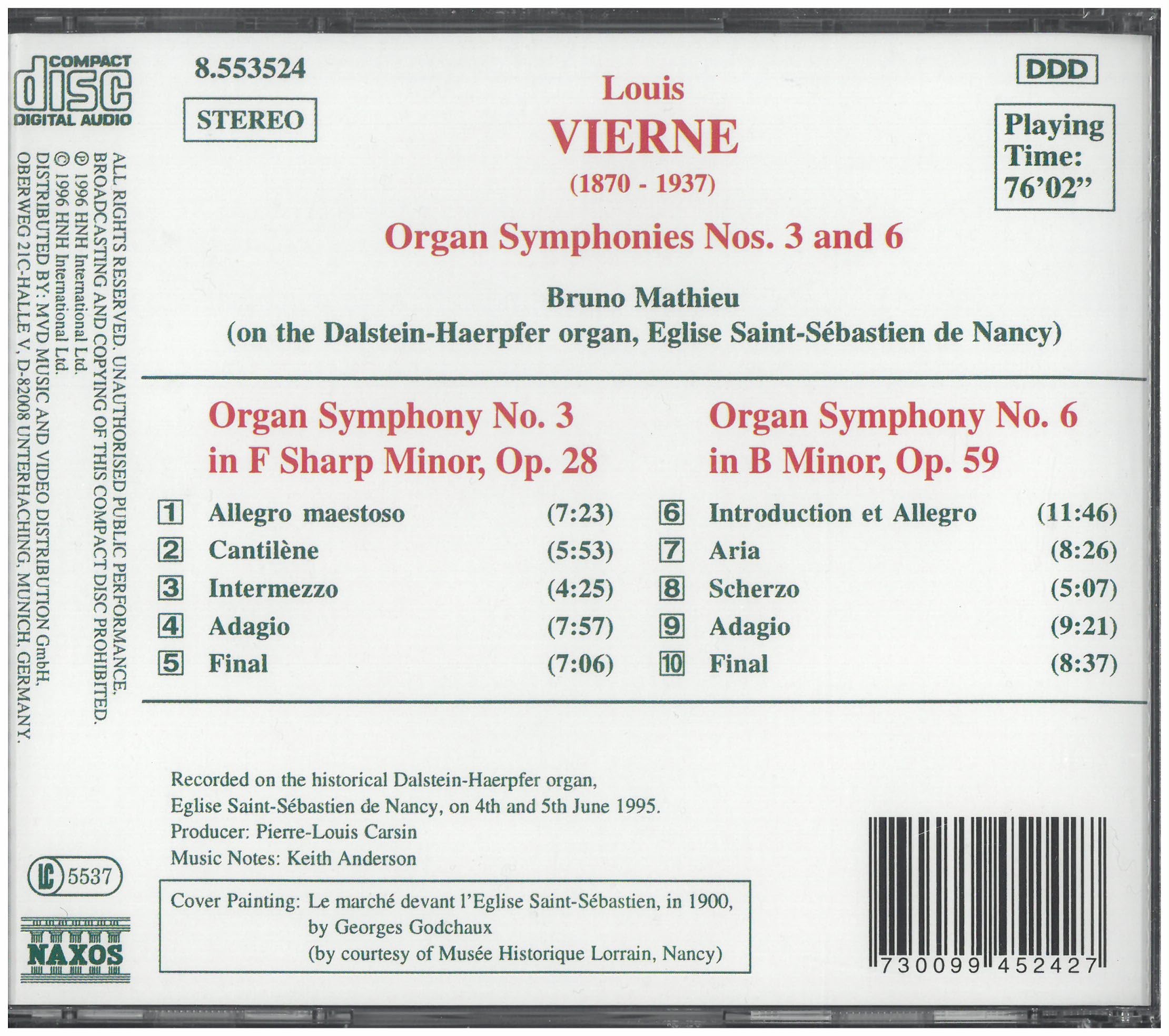Symphonies pour orgue