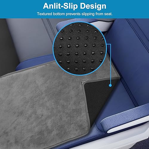 Miniatura 12 de Cama de avión para niños pequeños, extensor de asiento de avión para niños, cama de viaje, artículos esenciales de viaje en avión, imprescindible