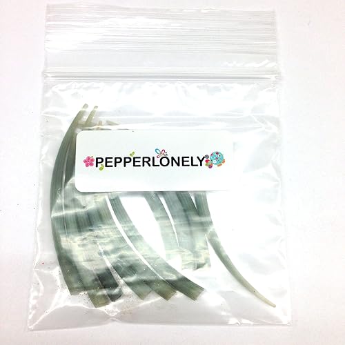 Miniatura 3 de PEPPERLONELY 10 piezas de conchas marinas de colmillo verde liso, manualidades de decoración náutica de boda en la playa, 2-14 pulgadas  2-34