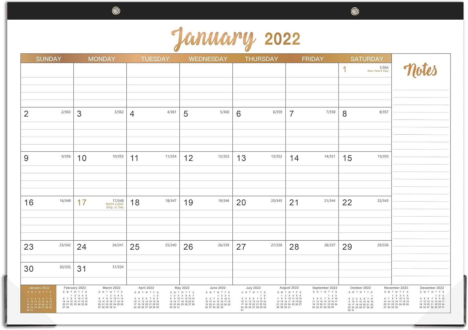 2021-2022 Planner - Academic Planner 2021-2022 Weekly & Monthly with Tabs, July 2021 - June 2022, 6.3" x 8.4", Hardcover with Inner Pocket + Thick Paper + Banded, Twin-Wire Binding - Potted Cactus