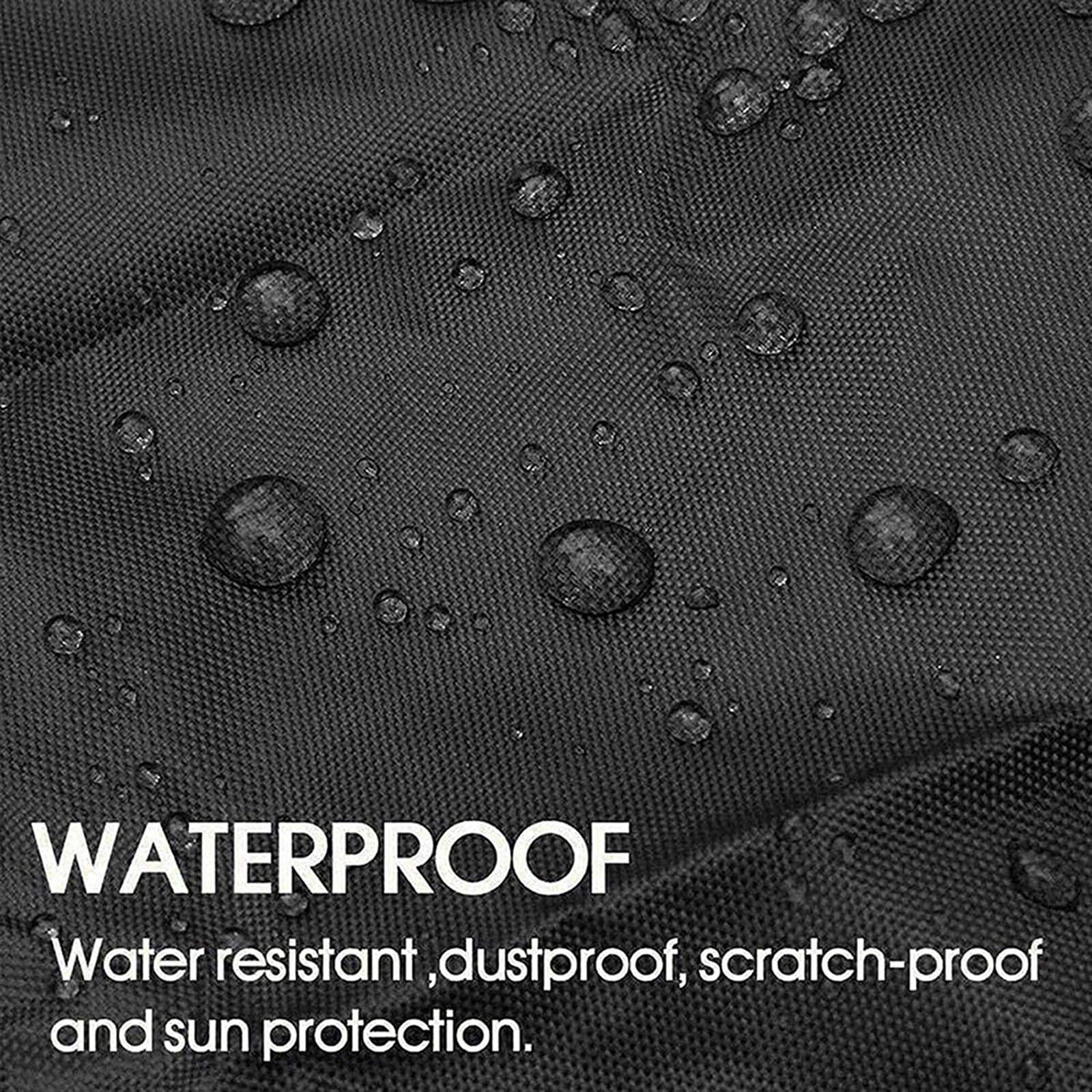 LDIW Housse Jet Ski Bateau Jet Ski Housse Imperméable Durable Anti Poussière Résistants Aux UV Bateau À Moteur Housse De Protection Tous Temps,Noir