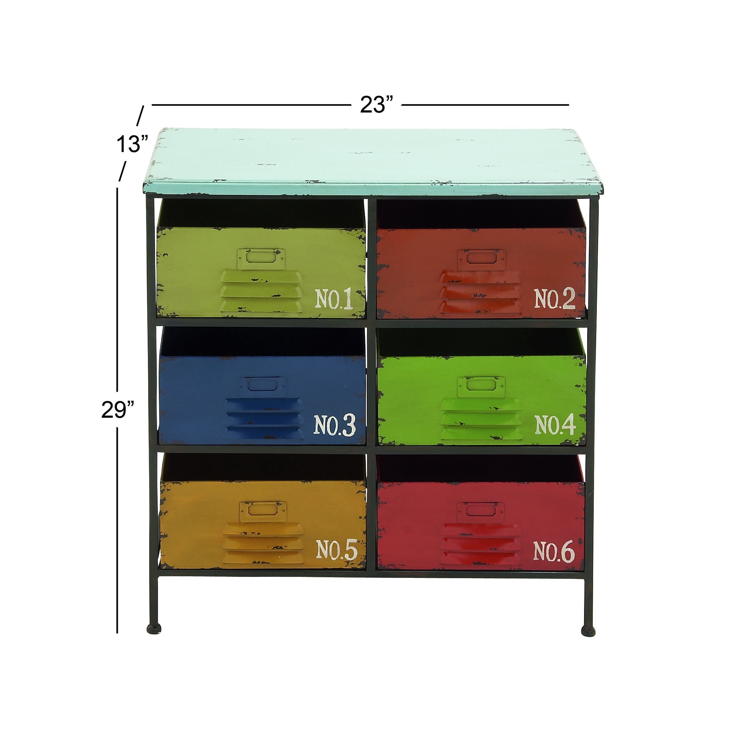 Amazon｜Deco 79 メタル木製収納チェスト 23×29インチ｜チェスト