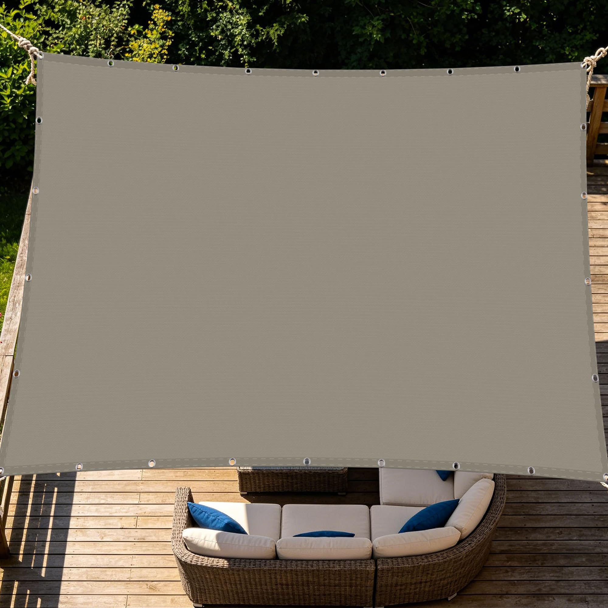 Voiles d'ombrages pour patio et jardin terrasse étanche 90 x 220 cm