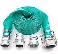 Vista 1 de SAFBY Manguera de descarga de agua para bomba con accesorios de aluminio Camlock A C E F, manguera de drenaje de retrolavado resistente de tres