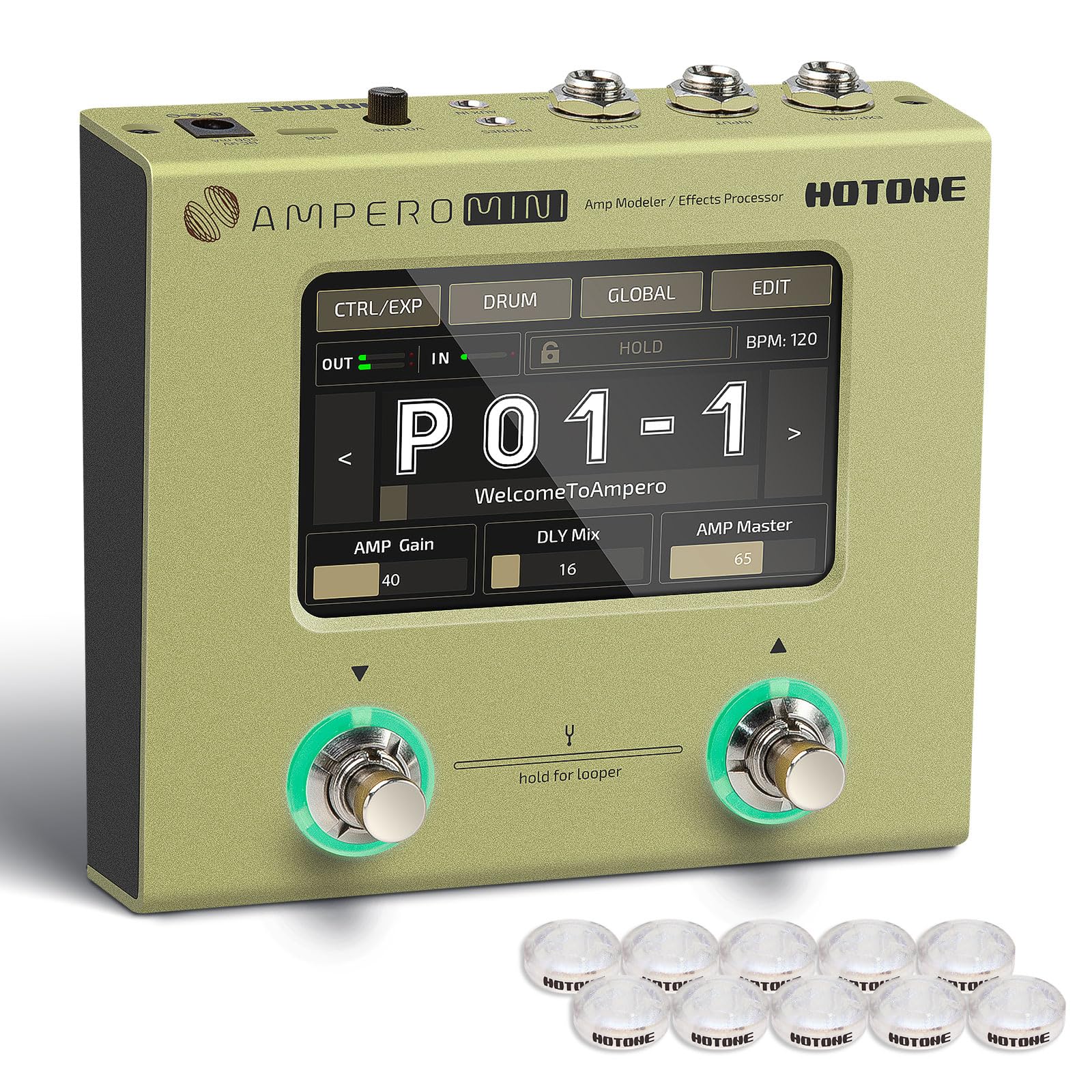 Amazon.com: HOTONE Multi Effects Processor Pedal Guitar Bass Amp 