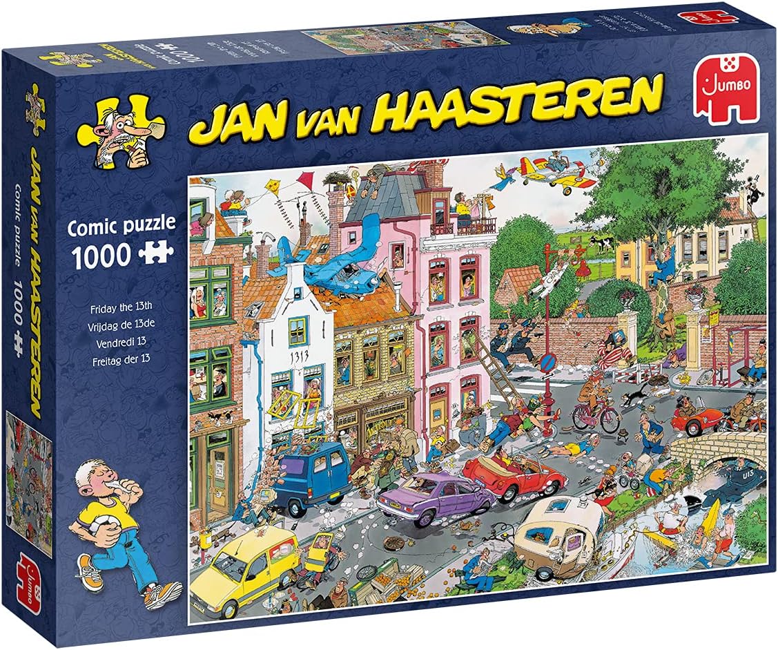 Jumbo 19069 Jan Van Haasteren Friday The 13th 1000 Piece Jigsaw Puzzle