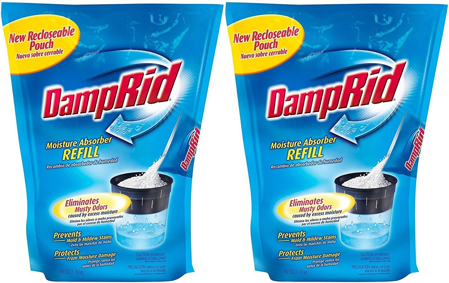 Damp Rid Refill Bag, 42 oz-2 pk