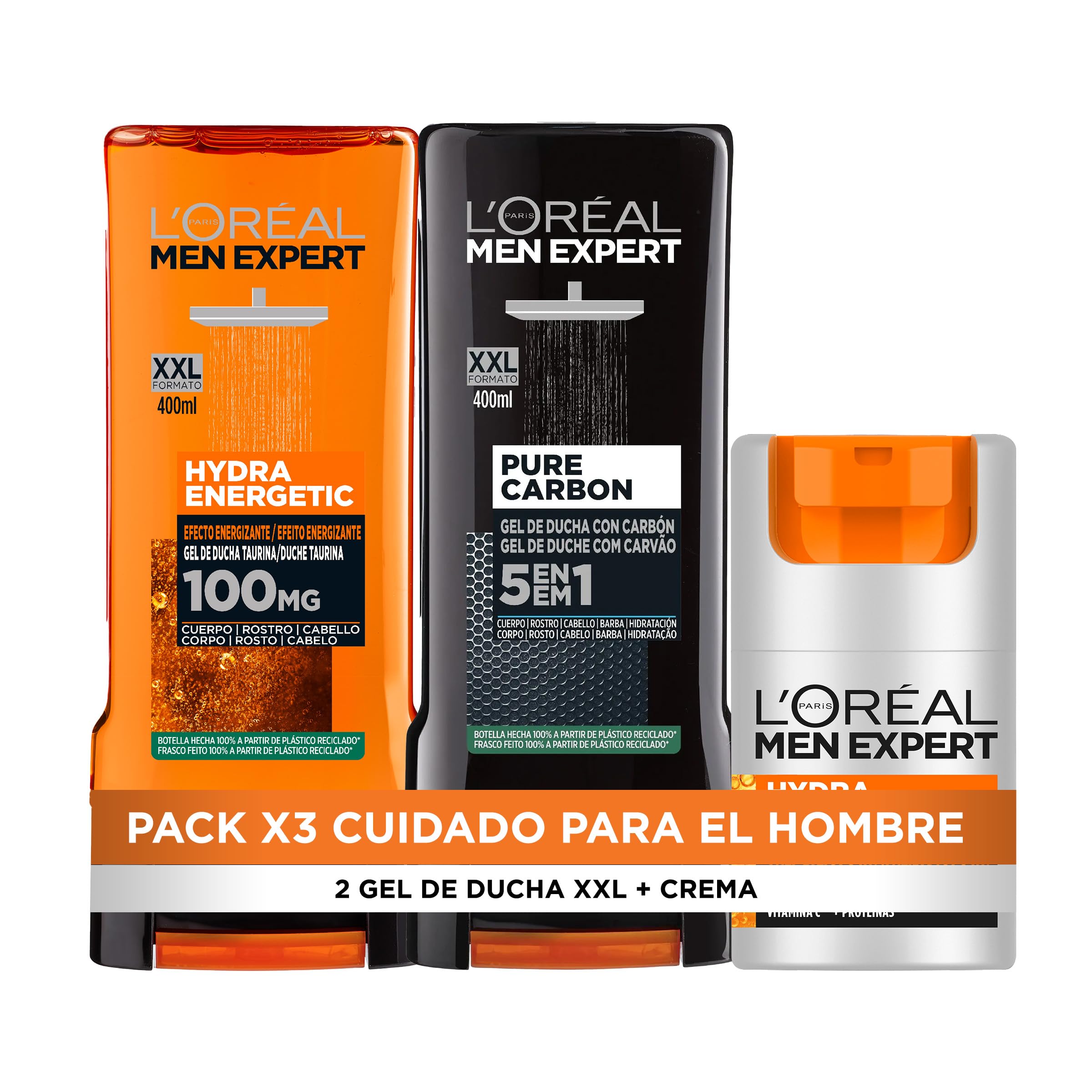 L’Oréal Paris Men Expert Zestaw Kosmetyków, 3 sztuki