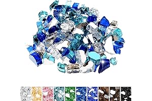 Mr. Fireglass 10 Pounds Blended Fire Glass: A Beacon of Mesmerizing Radiance...