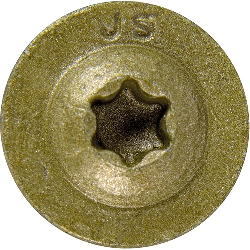 Miniatura 4 de Jake Sales Tornillo de retraso de construcción #15 x 4 con revestimiento exterior Torx/Star Drive Tornillo estructural resistente muy superior a