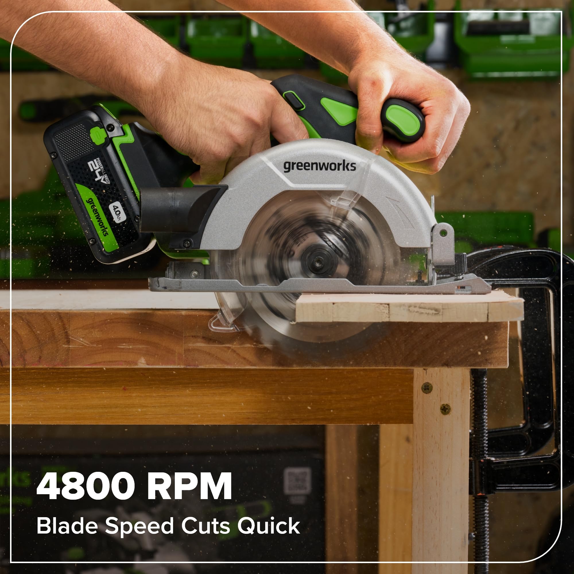 Greenworks 24V combo trapano avvitatore a percussione sega circolare alternativa a calare utensile multifunzione levigatrice torcia