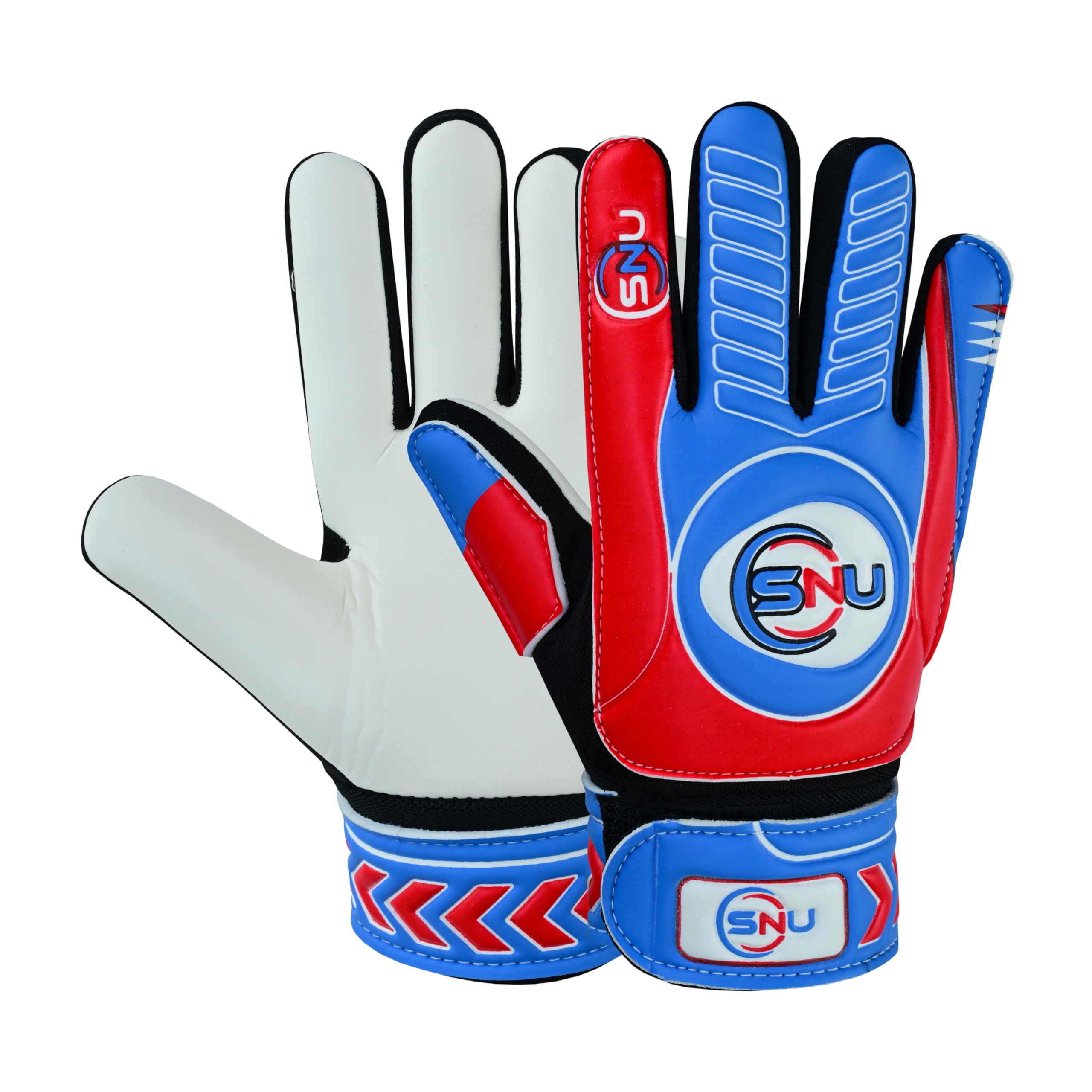 Steelix Junior Football Goalkeeper Gloves for Boys, Kids, and Youth Soccer Goalie Gloves with Super Grip Palms and Durable Protection