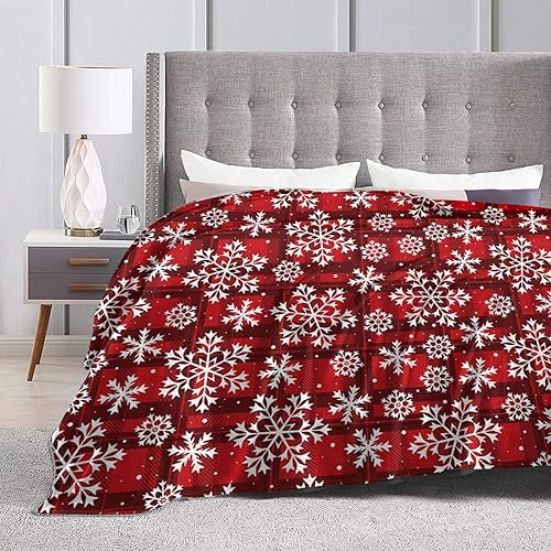 Miniatura 3 de Manta de Navidad ultrasuave de microforro polar, ligera, cómoda y cálida, manta de franela para sofá, cama, sala de estar, 50 x 40 pulgadas