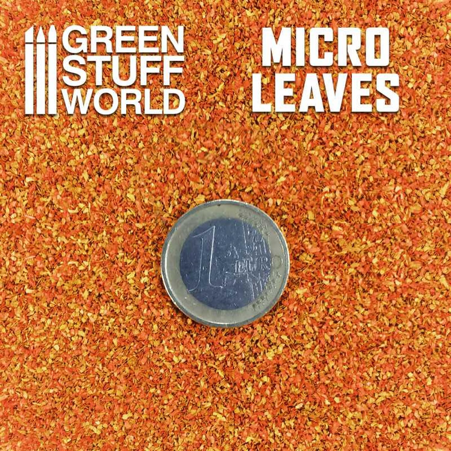 Green Stuff World Micro Leaves - Mélange orange pour terrain 10609