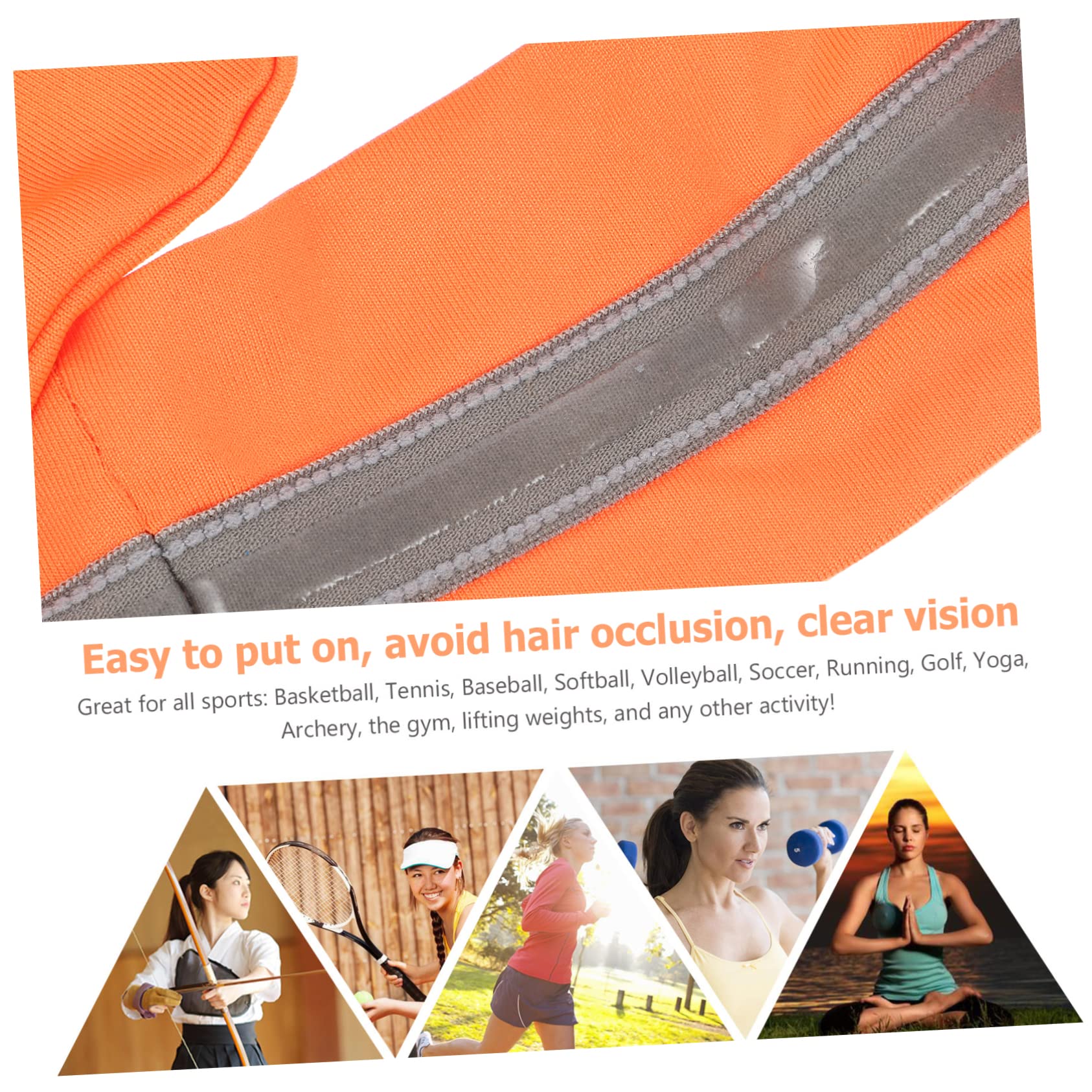 Toddmomy 6 Pièces Bandeau De Sport Bandeaux D'Entraînement Bandeaux Évacuant L'Humidité Bandeaux De Fitness Bandeaux De Basket-Ball Bandana pour Hommes Bandeau pour Hommes Bandeaux