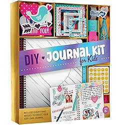 Pretty Me DIY Journal Kit for Girls - Gift for 8-14 Year Old Girl - Cool Birthday Gifts Ideas for Teens - Fun, Cute Art & Crafts Kits for Tween Teenage Kids- Scrapbook & Diary Supplies Toy Set