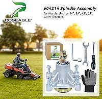 Vista 2 de 604214 Conjunto de husillo con espaciador de polea 604123 y kit de herramientas de montaje para tractores de césped Hustler Raptor de 34", 36", 42