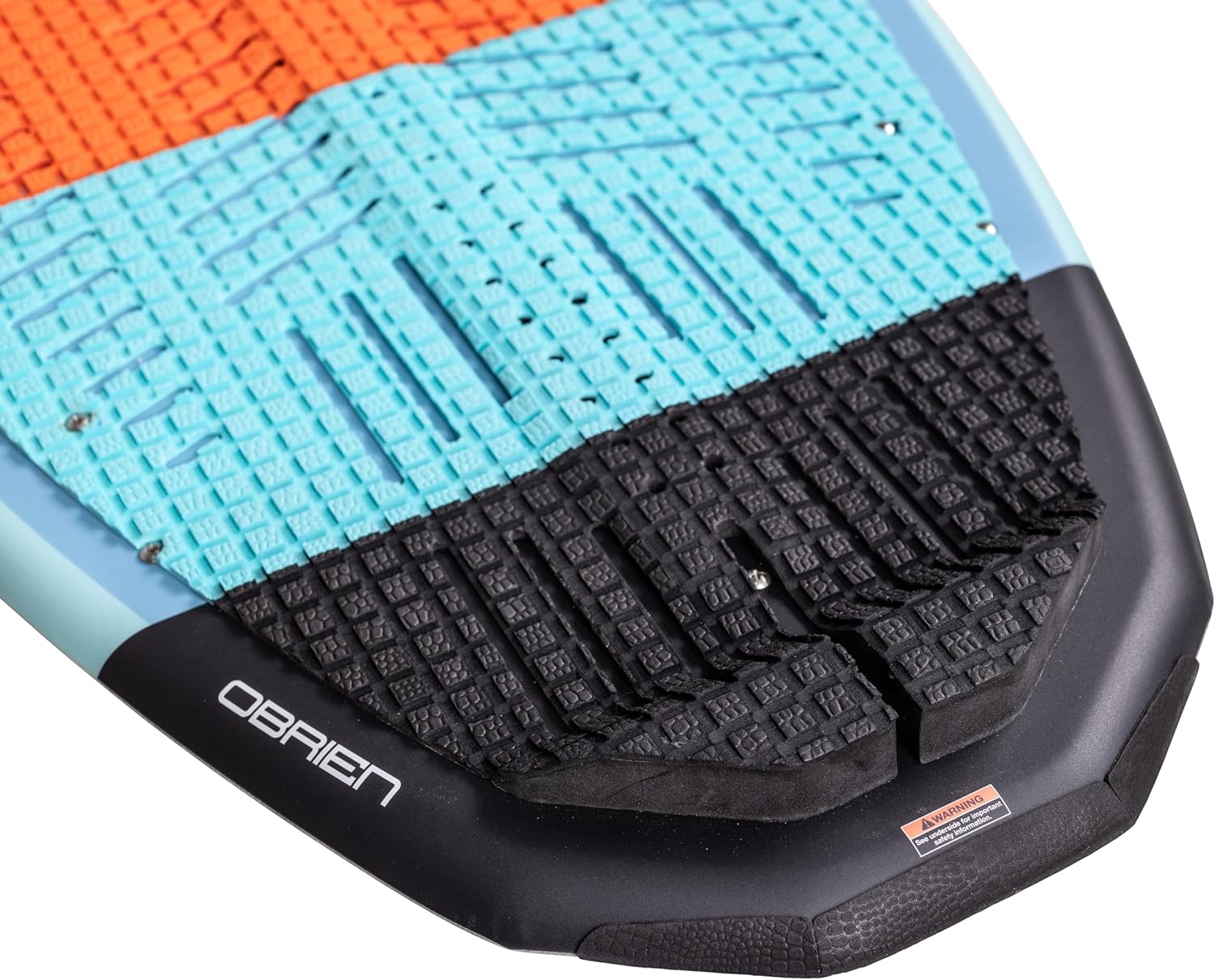 O’Brien Torrent Wakesurf Board – 51" or 55" | Skim-Style, Enhanced Semi-Twin Design, Chopped Diamond Tail, Machined EVA Pad, 3 Removable Delta Fins