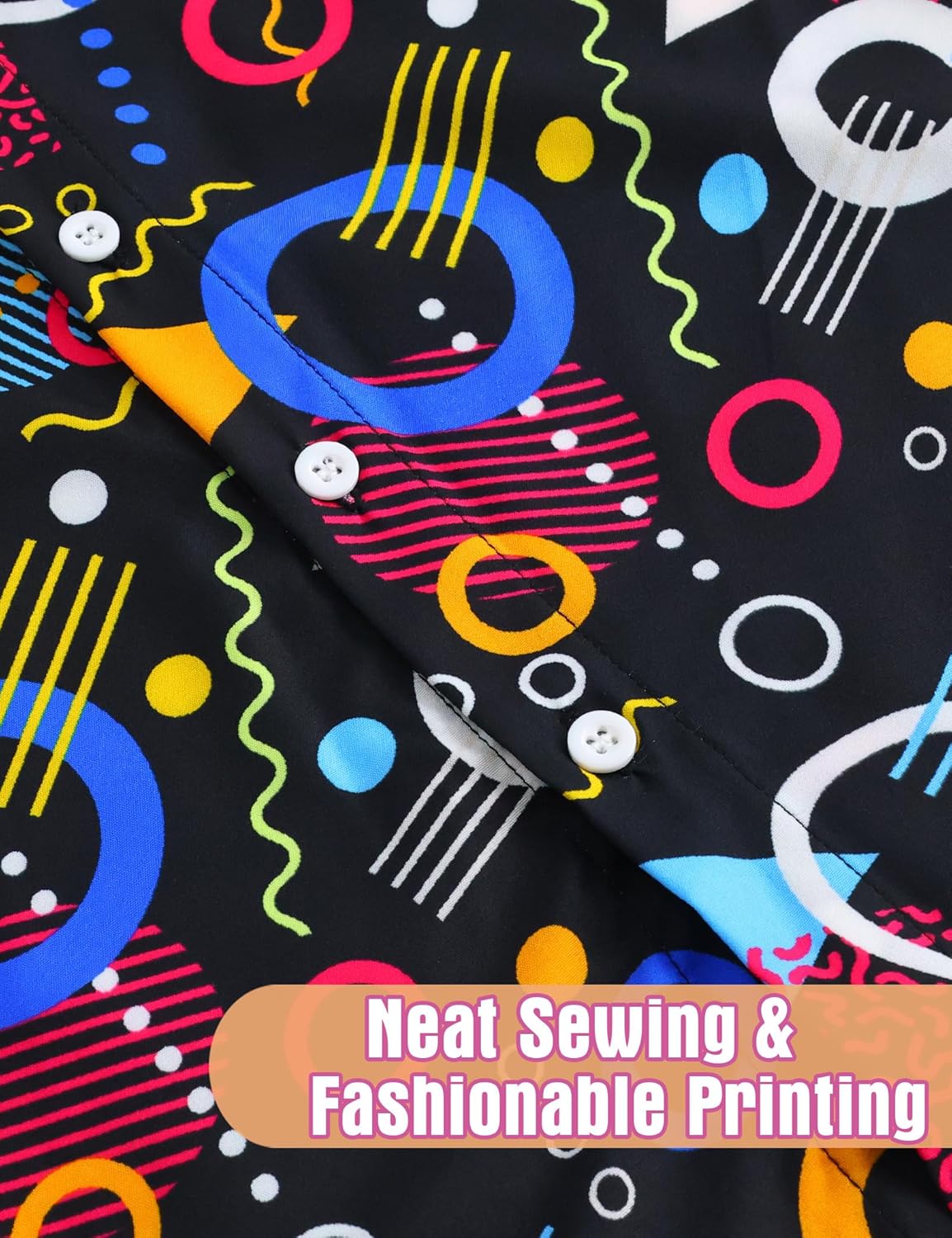 Boys Hawaiian Shirts Summer Short Sleeve Button Down Tropical Tops for Kids Child Beach Outdoor Party - Image 4